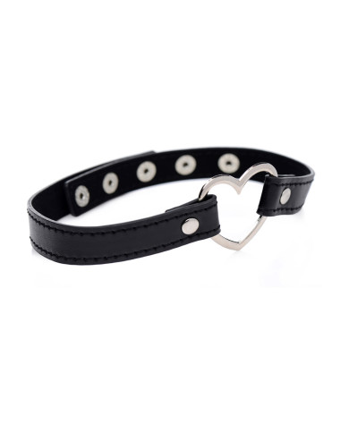 Dark Heart - Chrome Heart Black Choker