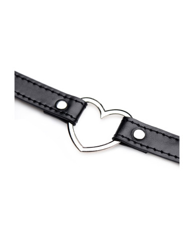 Dark Heart - Chrome Heart Black Choker