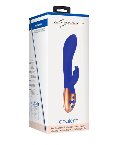 Heating Rabbit Vibrator - Opulent - Blue Heating Rabbit Vibrator - Opulent - Blue