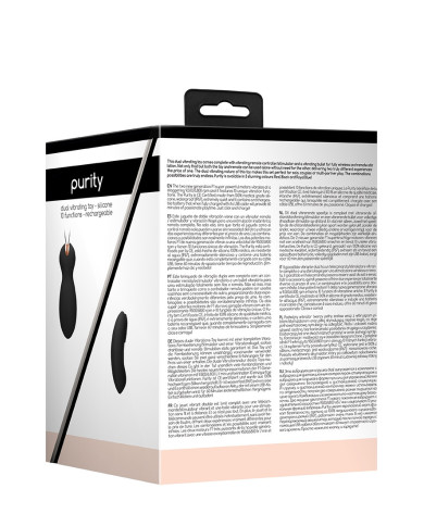 Dual Vibrating Toy - Purity - Black
