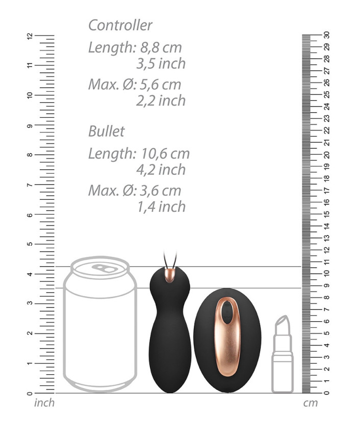 Dual Vibrating Toy - Purity - Black Dual Vibrating Toy - Purity - Black