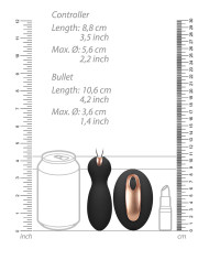 Dual Vibrating Toy - Purity - Black Dual Vibrating Toy - Purity - Black