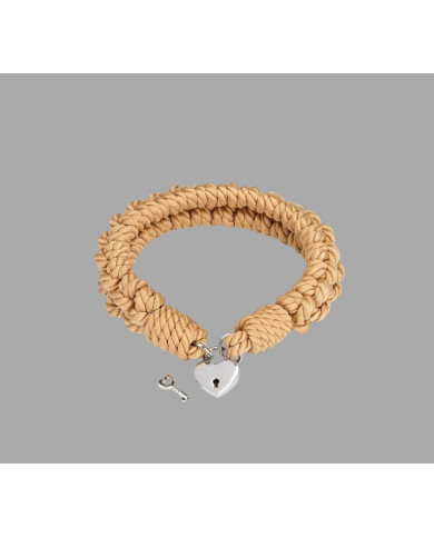 Colletto in corda intrecciata Shibari