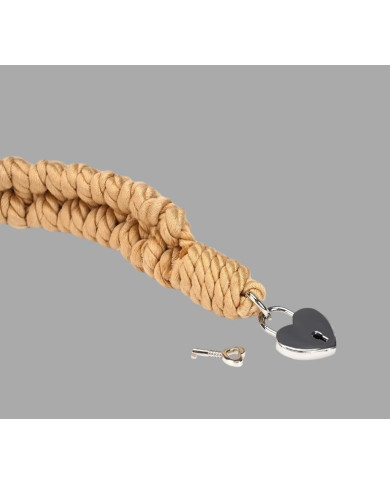 Colletto in corda intrecciata Shibari