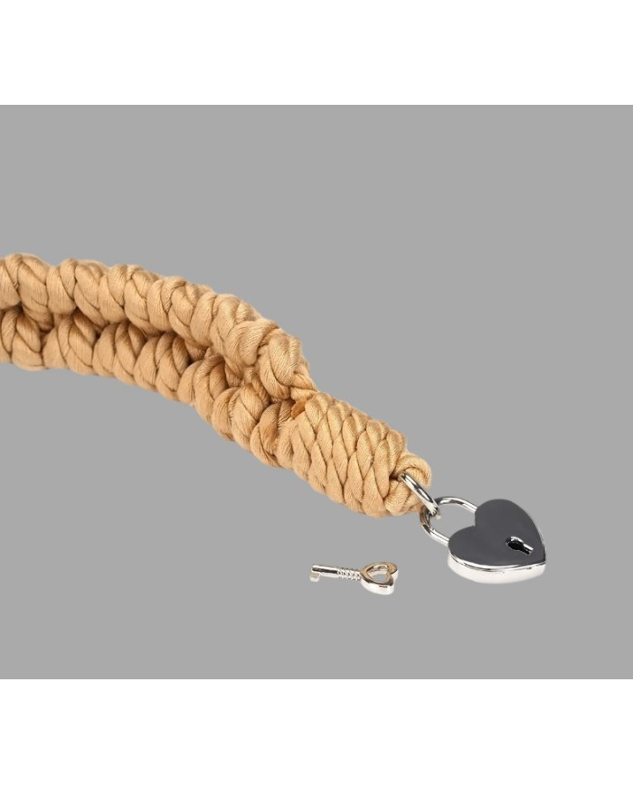 Colletto in corda intrecciata Shibari