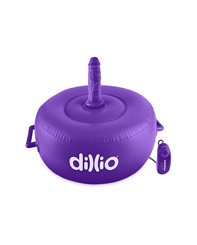 Dillio Purple Vibrating Inflatable Hot Seat Dillio Purple Vibrating Inflatable Hot Seat