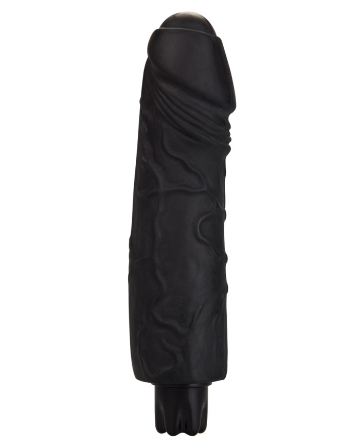 Realistic Skin Vibrator - Big - Black Realistic Skin Vibrator - Big - Black