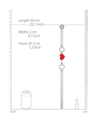 Silicone Heart Gag - Nurse Theme - White