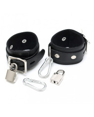 Rimba - Arm cuffs with padlocks and 2 carabine hooks Rimba - Arm cuffs with padlocks and 2 carabine hooks