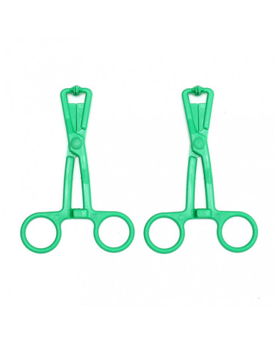 Rimba - Scissor nipple clamps of synthetic material (pair) Rimba - Scissor nipple clamps of synthetic material (pair)