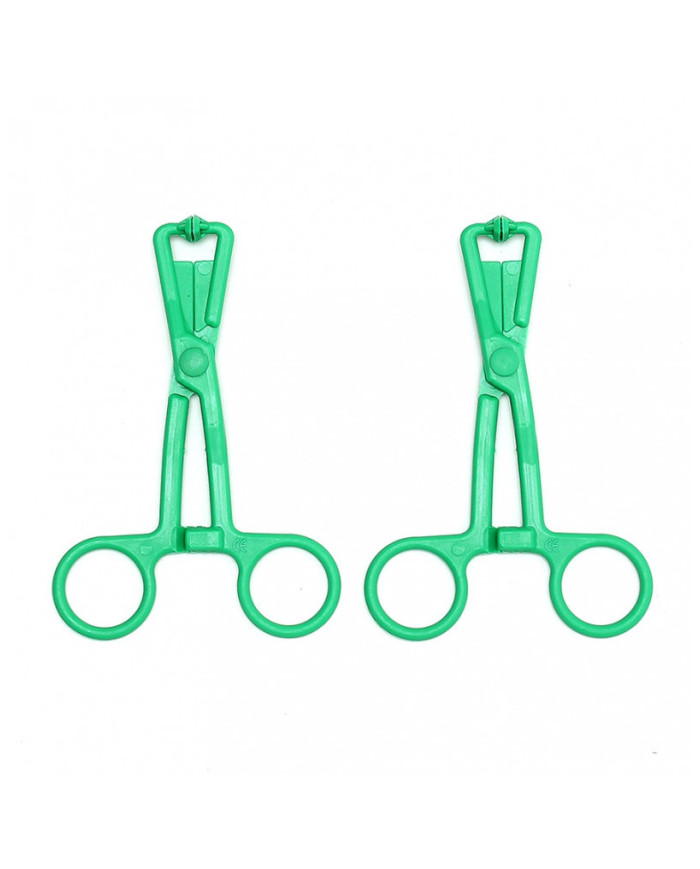 Rimba - Scissor nipple clamps of synthetic material (pair)