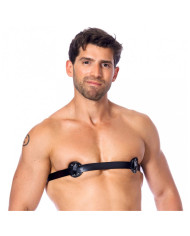 Rimba - Male nipple harness with nails inside