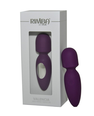 Rimba Toys - Valencia - Mini Wand Vibrator - Purple Rimba Toys - Valencia - Mini Wand Vibrator - Purple