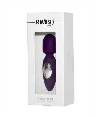 Rimba Toys - Valencia - Mini Wand Vibrator - Purple Rimba Toys - Valencia - Mini Wand Vibrator - Purple