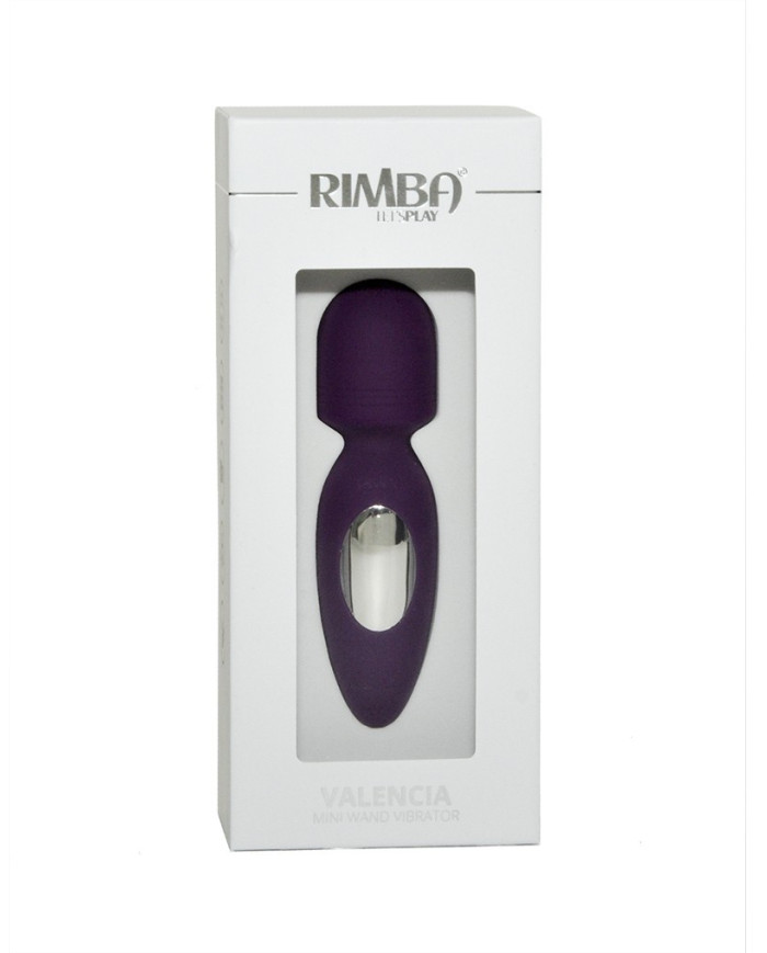 Rimba Toys - Valencia - Mini Wand Vibrator - Purple