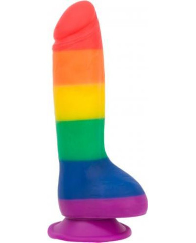 Addiction - Dildo Silicone Justin Rainbow - 19 cm Addiction - Dildo Silicone Justin Rainbow - 19 cm