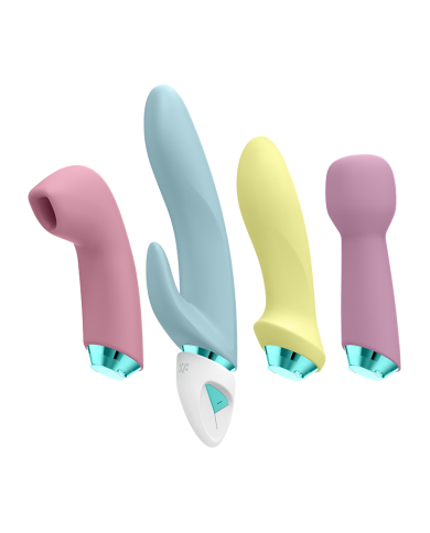Satisfyer - Fabulous Four - Air Pulse   Vibrator Set - Multicolor Satisfyer - Fabulous Four - Air Pulse   Vibrator Set - Multicolor