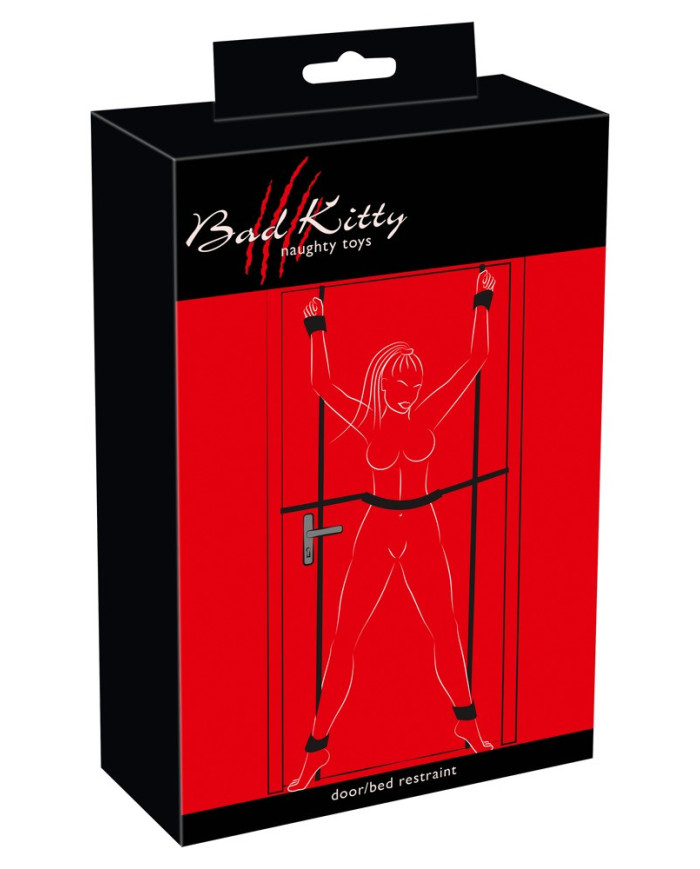 Bad Kitty Door  Bed Restraints