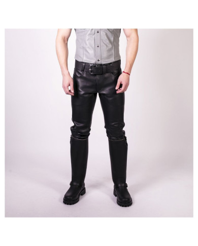 Prowler RED Leather Jeans Black 28in Prowler RED Leather Jeans Black 28in