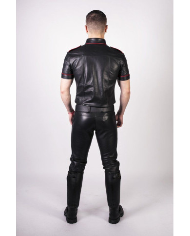 Prowler RED Leather Jeans Black 28in Prowler RED Leather Jeans Black 28in