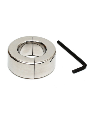 Rimba Bondage Play - Stainless Steel Ballstretcher with Allen Key (height 2.5 cm) Rimba Bondage Play - Stainless Steel Ballstretcher with Allen Key (height 2.5 cm)