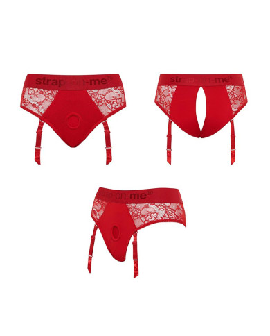Strap-On-Me - Harness Diva - Strap-On Harness - Red