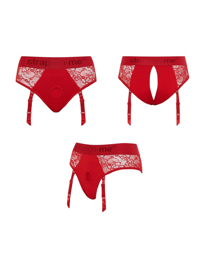 Strap-On-Me - Harness Diva - Strap-On Harness - Red Strap-On-Me - Harness Diva - Strap-On Harness - Red