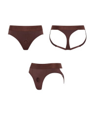 Strap-On-Me - Harness Heroine - Strap-On Harness - Brown Strap-On-Me - Harness Heroine - Strap-On Harness - Brown