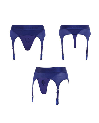 Strap-On-Me - Harness Rebel - Strap-On Harness - Blue