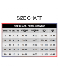 Strap-On-Me - Harness Rebel - Strap-On Harness - Blue