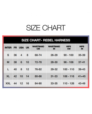 Strap-On-Me - Harness Rebel - Strap-On Harness - Red