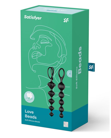 Satisfyer Love Beads Black (set of 2)