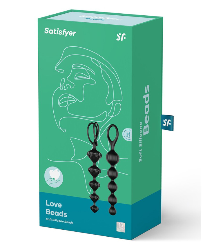 Satisfyer Love Beads Black (set of 2) Satisfyer Love Beads Black (set of 2)