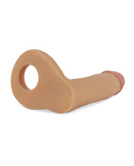 LoveToy - The Ultra Soft Double 5.8    15 cm - Dubbele Penetratie Dildo - Nude