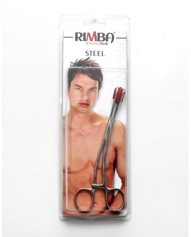 Rimba - Piercing pincer (stainless steel)  (a piece) Rimba - Piercing pincer (stainless steel)  (a piece)