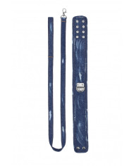 Denim Collar with Leash