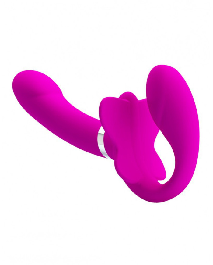 Pretty Love - Valerie - Strap-on Vibrator - Pink Pretty Love - Valerie - Strap-on Vibrator - Pink