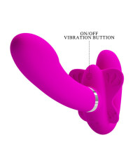 Pretty Love - Valerie - Strap-on Vibrator - Pink Pretty Love - Valerie - Strap-on Vibrator - Pink