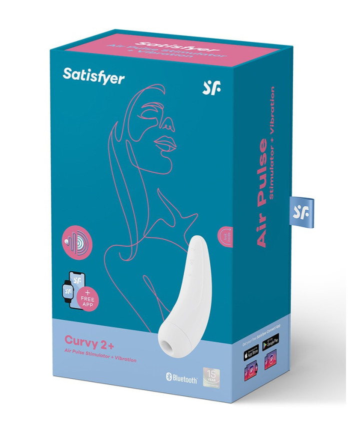Satisfyer Curvy 2  White   incl. Bluetooth and App