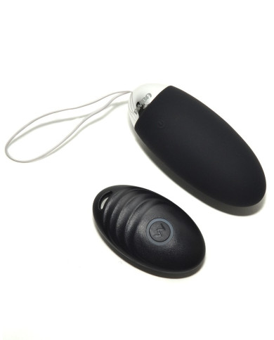 Rimba Toys - Venice - Egg Vibrator with Remote Control - Black Rimba Toys - Venice - Egg Vibrator with Remote Control - Black