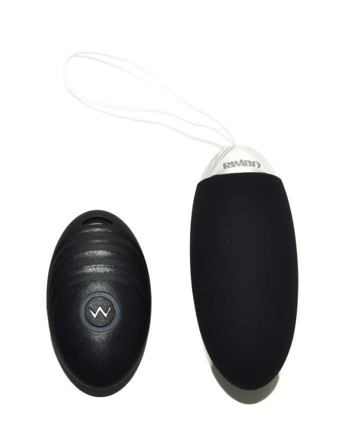 Rimba Toys - Venice - Egg Vibrator with Remote Control - Black