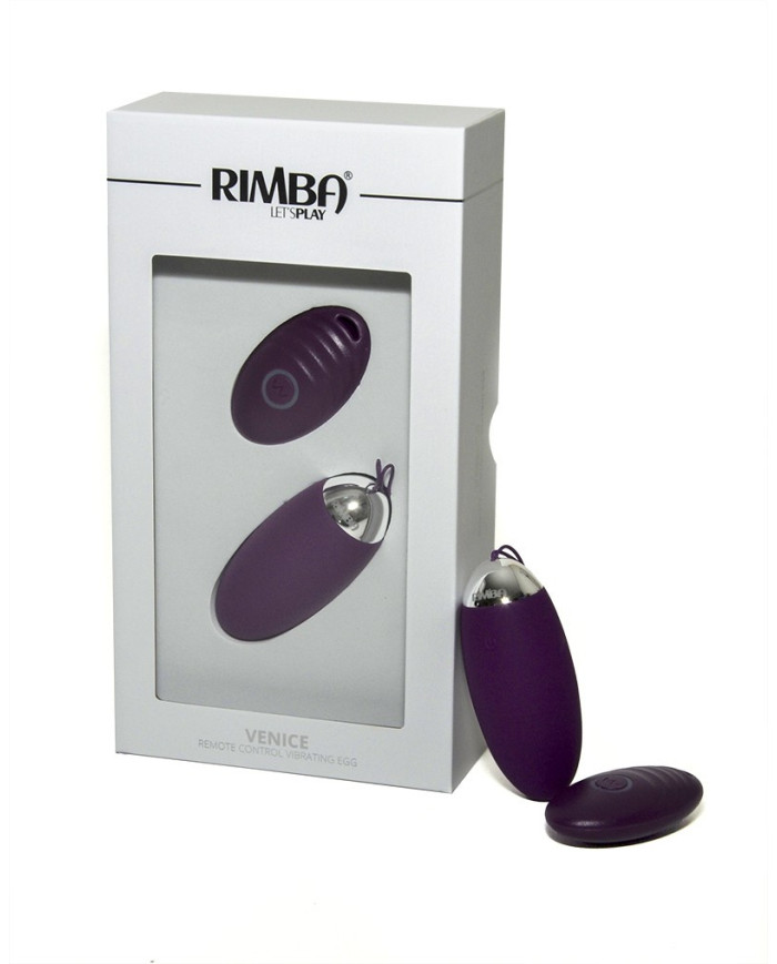 Rimba Toys - Venice - Egg Vibrator with Remote Control - Purple