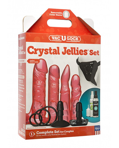 Crystal Jellies Set - Pink Crystal Jellies Set - Pink