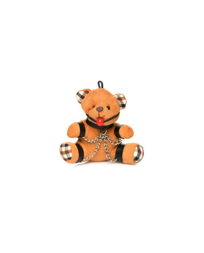 Portachiavi Orsetto di Peluche imbavagliato