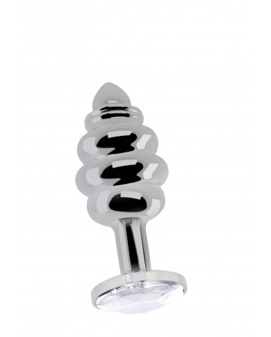 Ribbed Diamond Plug - 3.2    8 cm Ribbed Diamond Plug - 3.2    8 cm