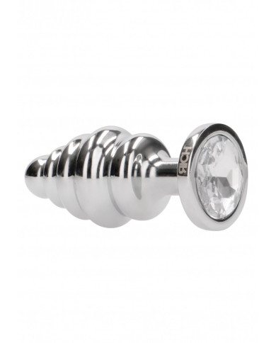 Ribbed Diamond Plug - 3.2    8 cm Ribbed Diamond Plug - 3.2    8 cm