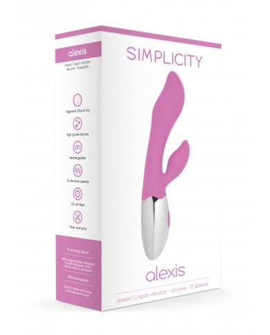 ALEXIS Classic G-spot vibrator - Pink ALEXIS Classic G-spot vibrator - Pink