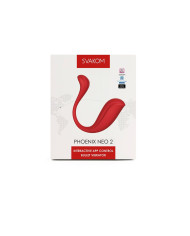 SVAKOM - Phoenix Neo 2 - Interactive Bullet Vibrator with App Control - Red