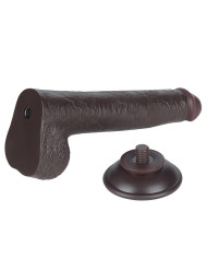 LoveToy - Sliding Skin Dildo 22 cm (  3.7 cm) - Black LoveToy - Sliding Skin Dildo 22 cm (  3.7 cm) - Black