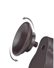 LoveToy - Sliding Skin Dildo 22 cm (  3.7 cm) - Black LoveToy - Sliding Skin Dildo 22 cm (  3.7 cm) - Black